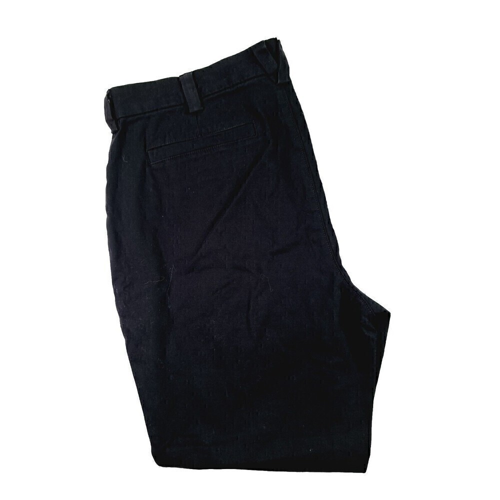 Duluth Trading Pants Women 14 x 29 Black Cotton Blend Casual Heavy Duty Bottoms